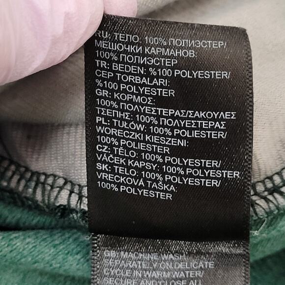 North-Face Colorblock Jacket Womens S/M 19x25 Green Black - Picture 9 of 16